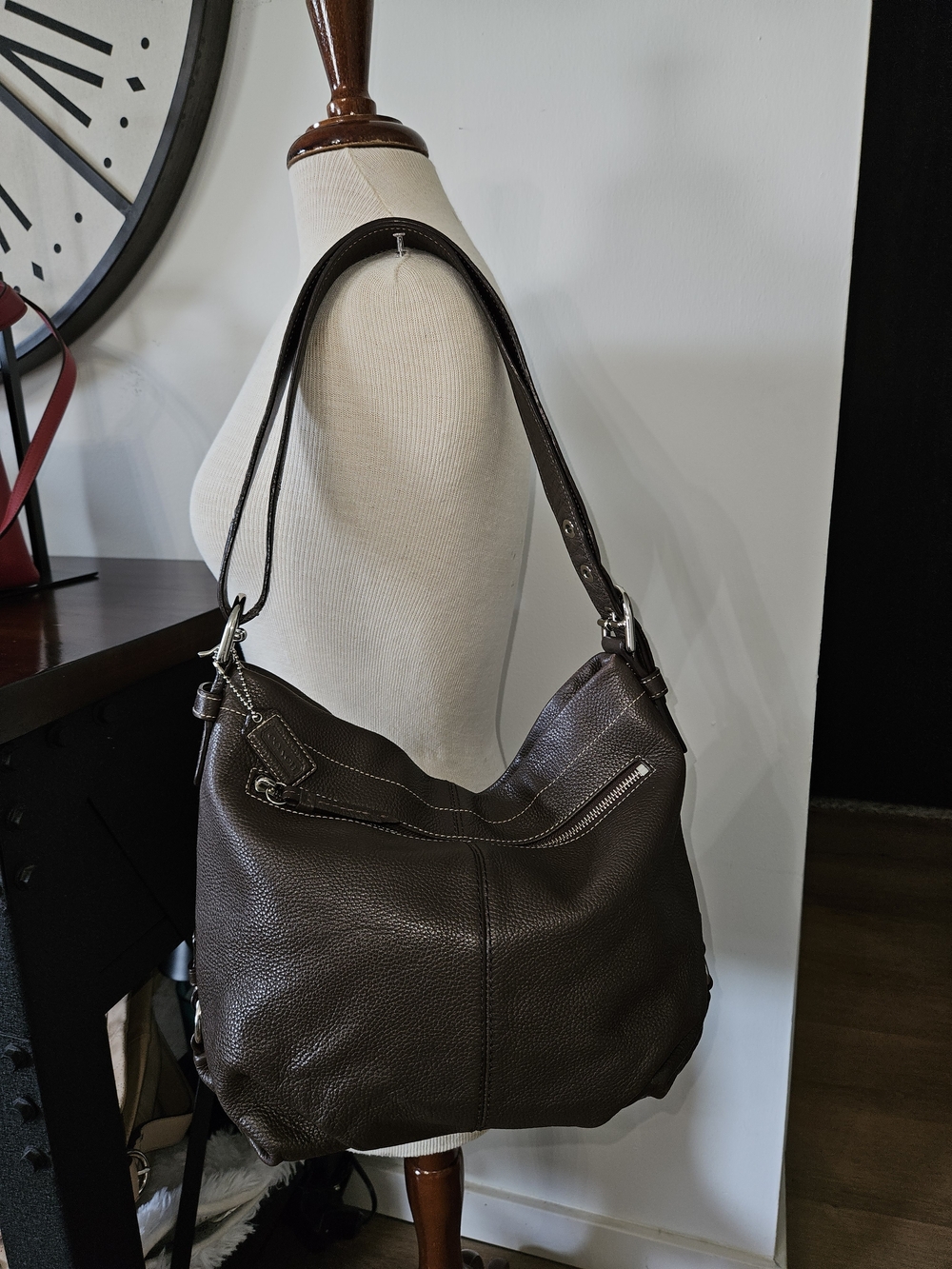 Coach Brown Leather Shoulder Bag